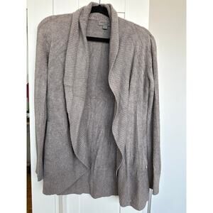 Barefoot Dreams CozyChic Lite Circle Cardigan, Dove Grey, Size S, Like New
